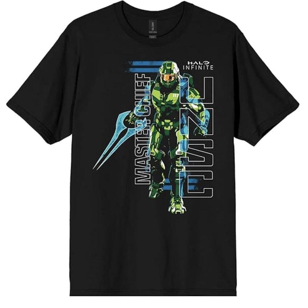 Master Chief Halo Infinite Black Tee